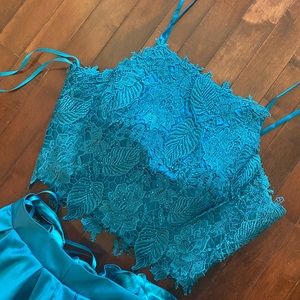 Beautiful Teal Prom/Semi Dress